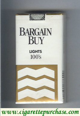 Bargain Buy Lights 100s cigarettes